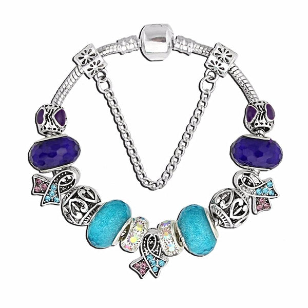 Purple Cancer Awareness Band Ring - Fabulous at 40+