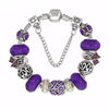 Purple Cancer Awareness Charm Bracelet - Fabulous at 40+