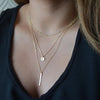 Multi-Layers Bar Coin Charm Necklace - Fabulous at 40+