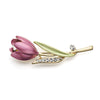 Elegant Tulip Flower Brooch - Fabulous at 40+