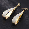 Frosted Water Drop Earrings - Fabulous at 40+