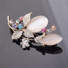 Crystal Flower Brooch - Fabulous at 40+