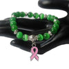 Cancer Awareness Crystal Bracelets in 5 Colours - Fabulous at 40+