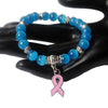 Cancer Awareness Crystal Bracelets in 5 Colours - Fabulous at 40+