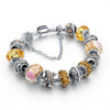 Topaz Bracelet with Austrian Crystal Charms - Fabulous at 40+