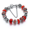 Ruby Bracelet with Austrian Crystal Charms - Fabulous at 40+