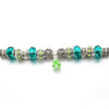 Emerald Birthstone Bracelet with Austrian Crystal Charms - Fabulous at 40+
