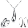 Modern Silver Water Drop Jewellery Sets - Fabulous at 40+