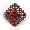Antique Flower Crystal Brooch in Several Styles - Fabulous at 40+