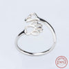 925 Sterling Silver Puppy Dog Paw Open Ring - Fabulous at 40+