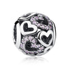 925 Sterling Silver Full of Hearts Charm Beads - Fabulous at 40+